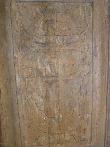Detail shot of door