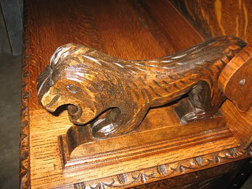 Detail image of antique furniture