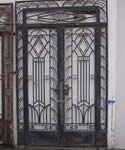 Antique iron gates
