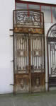 Antique iron gates