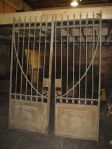 Antique iron gates
