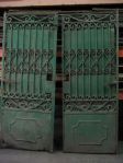 Antique iron gates