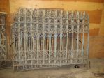 Antique iron gates