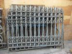 Antique iron gates
