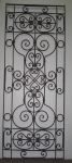 New wrought iron panel