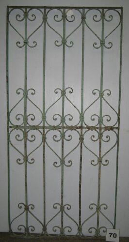 Wrought iron panel