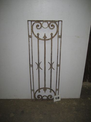 Wrought iron window grates and panels