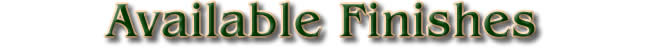 Available Finishes for Lighting Fixtures - Antiques Direct Worldwide