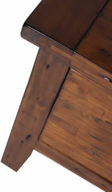 Salvaged Wood Lamp Table