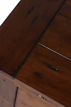 Salvaged Wood Lamp Table