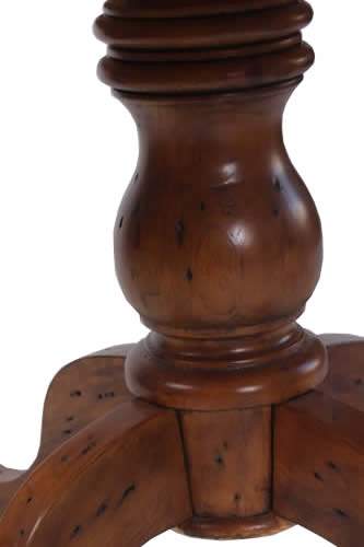 Detail of Reclaimed Wood Dining Table