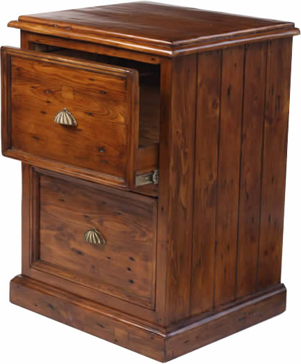 Salvaged Wood Filing Cabinet