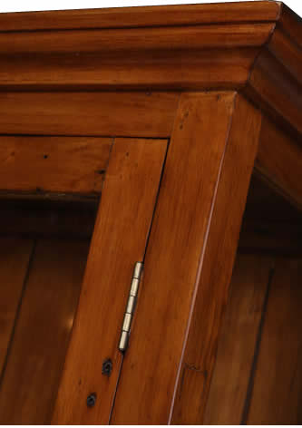 Detail of Reclaimed Wood 2 - Clear Glass Door 1 - Drawer Cabinet