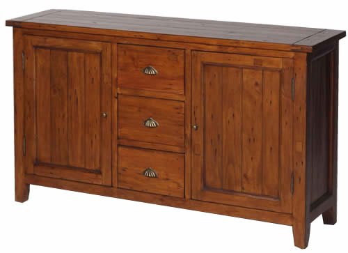 Salvaged Wood 2 Door 3 Drawer Buffet