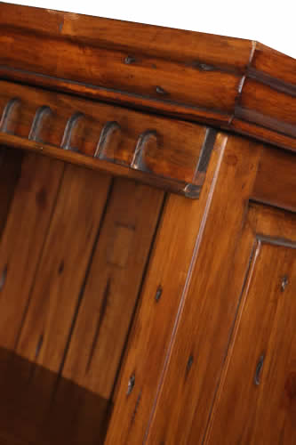 Detail of Salvaged / Recycled Wood Bookcase