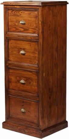 Salvaged Wood Filing Cabinet