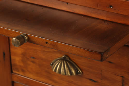 Detail of Reclaimed Wood Nightstand