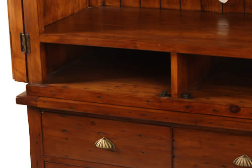 Detail of Salvaged Wood Wardrobe