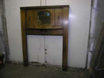 Antique wood fireplace mantels