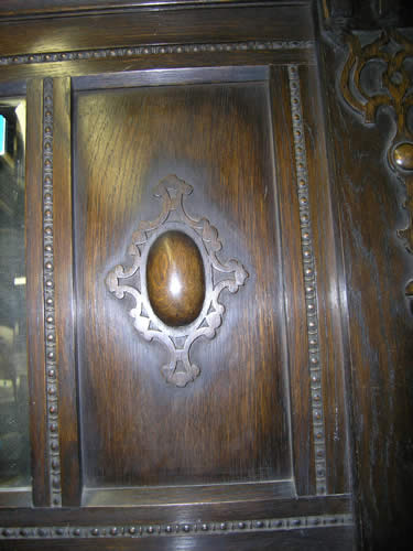 Detail of Antique Fireplace Mantel