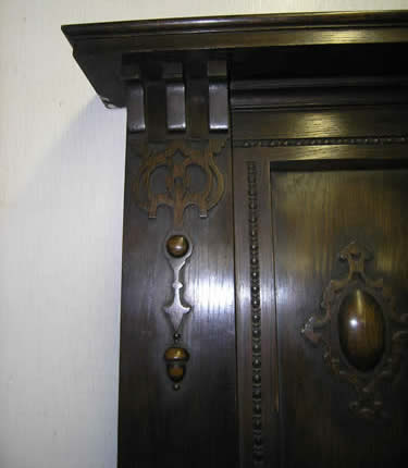 Detail of Antique Fireplace Mantel