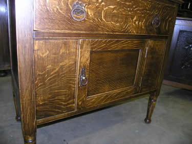 Detail image of antique furniture item