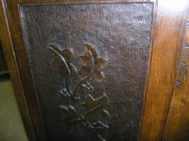 Detail image of antique furniture item