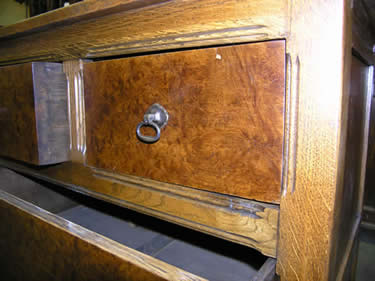 Detail image of antique furniture item
