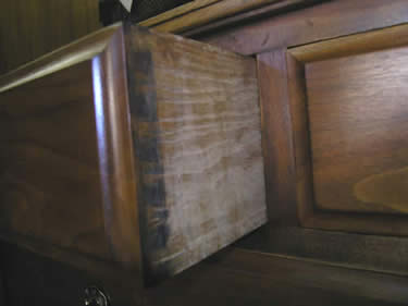 Detail image of antique furniture item