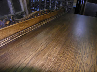 Detail image of antique furniture item