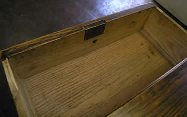 Detail image of antique furniture item