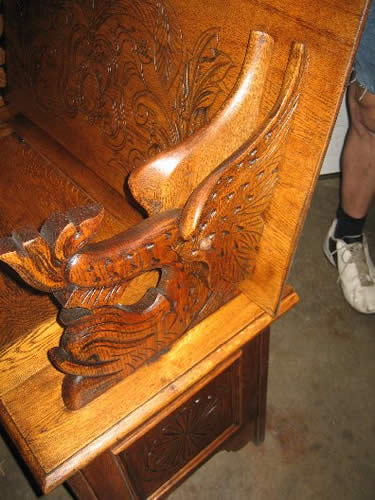 Detail image of antique furniture