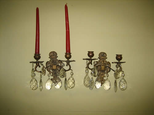 Antique wall sconces & fixtures