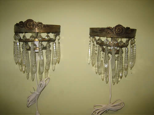 Antique wall sconces & fixtures
