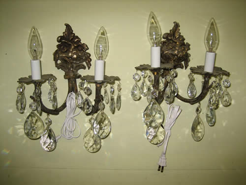 Antique wall sconces & fixtures