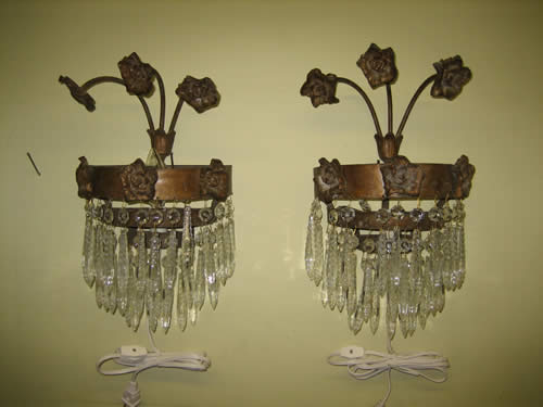 Antique wall sconces & fixtures